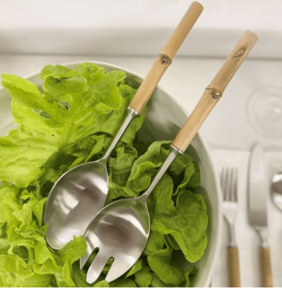 Bamboo Salad Servers