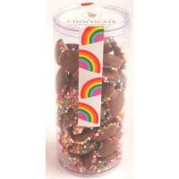 Ministry of Chocolate Cylinder Rainbow Drops 100g