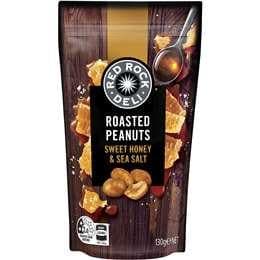 #Red Rock Deli Roasted Peanuts Honey & Salt 130g