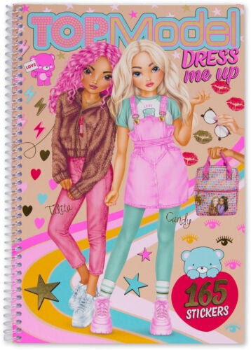 Top Model Dress Me Up Sticker Book