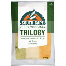 #South Cape Club Cheddar Trilogy 140g