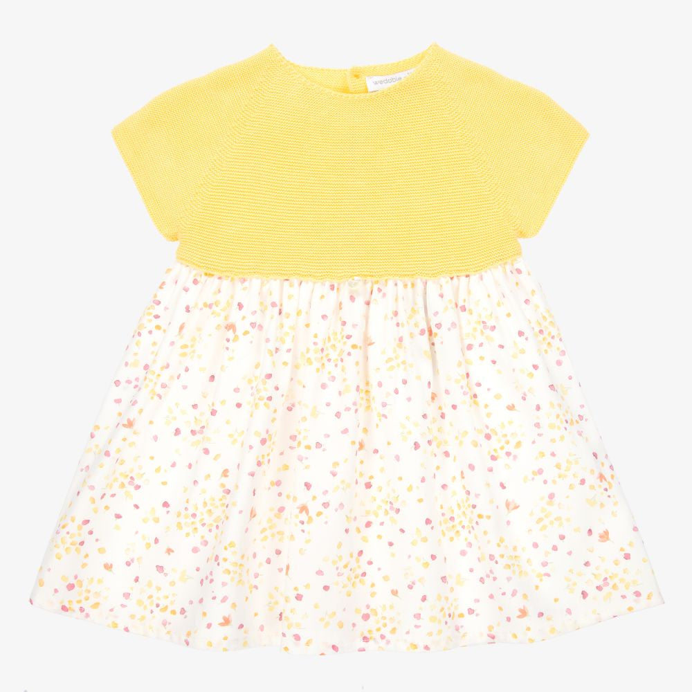 Wedoble Yellow Girls dress 12 month