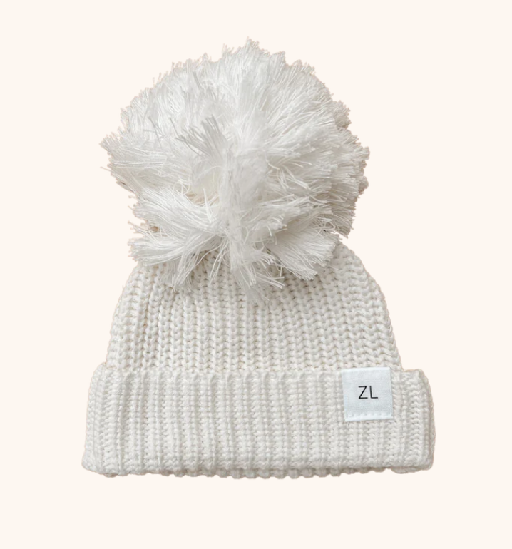 ZIGGY LOU Beanie | Milk 0-3m